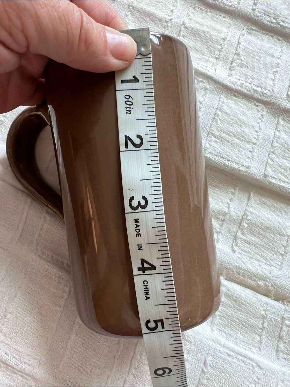Pottery Barn Studio Barbara Eigen Discontinued Set Taupe Stoneware Mug x2